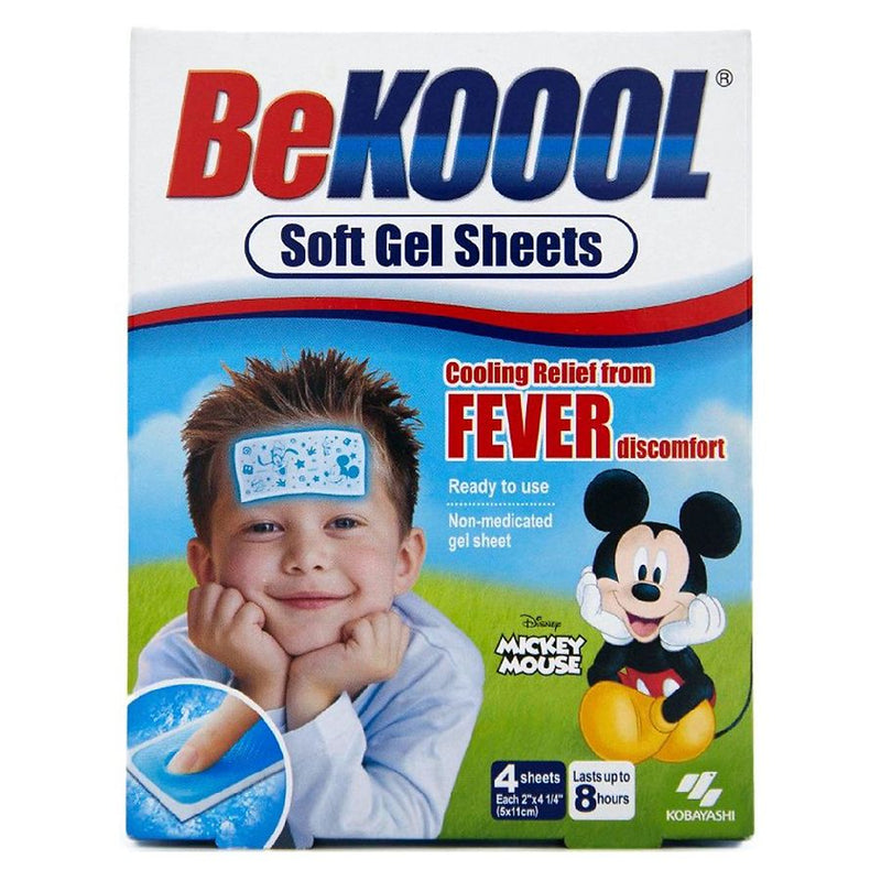 Be Koool Fever Soft Gel Hojas 4CT