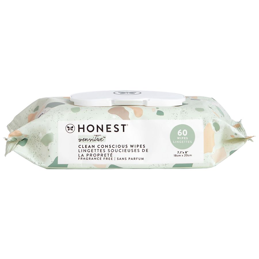 Honest Sensitive Clean Concscious Wipes 60ct – Locatel Health ...