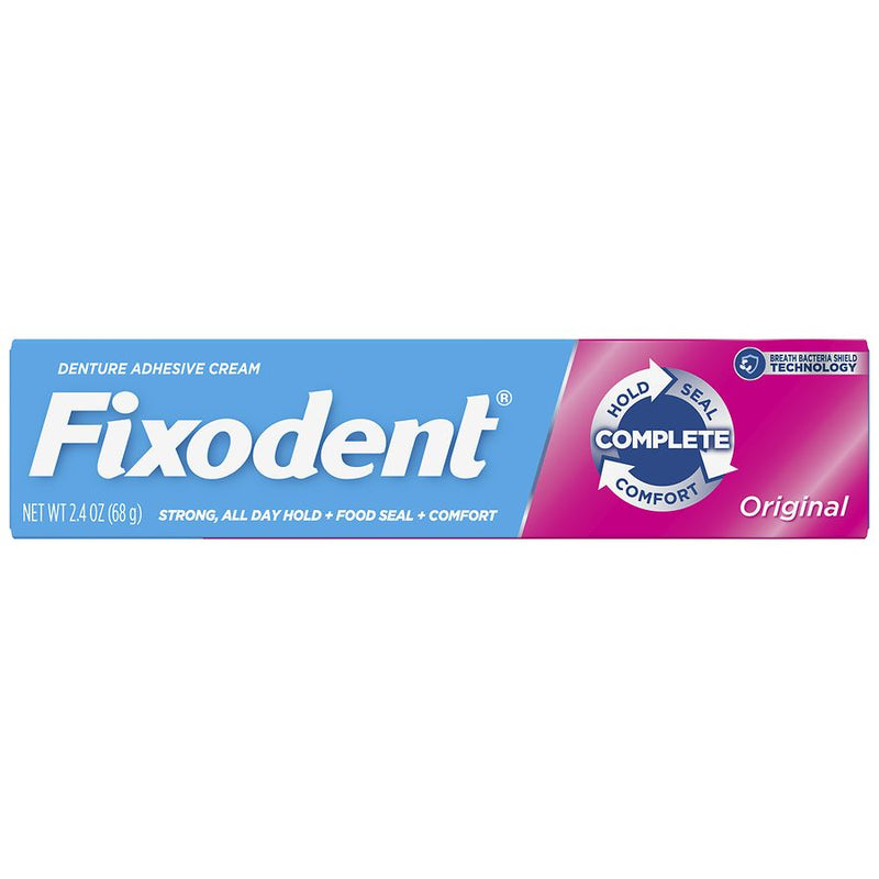 Fixodent Denture Adhesive Crema original de 2.4 oz