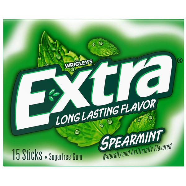 Extra Long Last Spearmint Gum 15ct