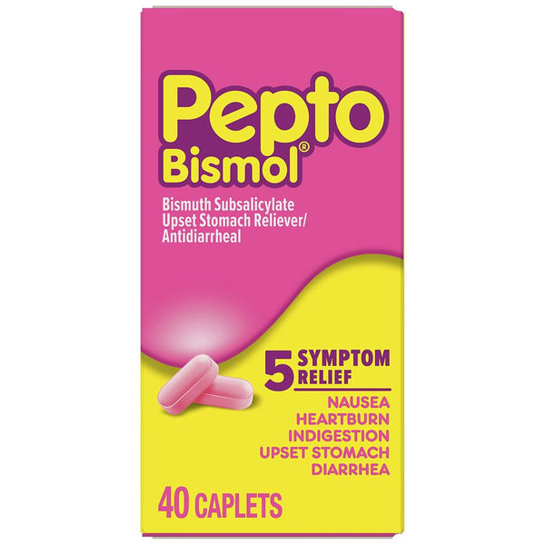 Caplets de pepto bismol 40ct