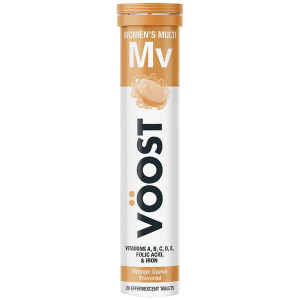 Voost Women's Multi MV Orange Guava efervescent 20 tabletas