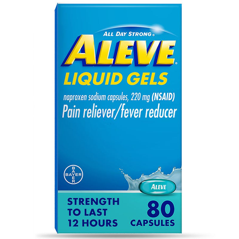 Aleve 220mg Geles líquidos 80ct