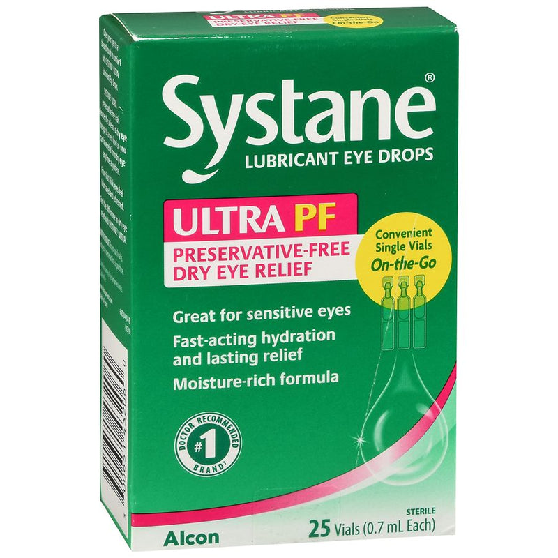 Alcon Systane lubricante ojo gotas 24 viales
