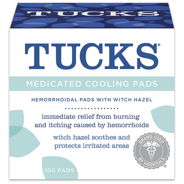 Tucks Medicated Hemorrhoidal Pads 100ct