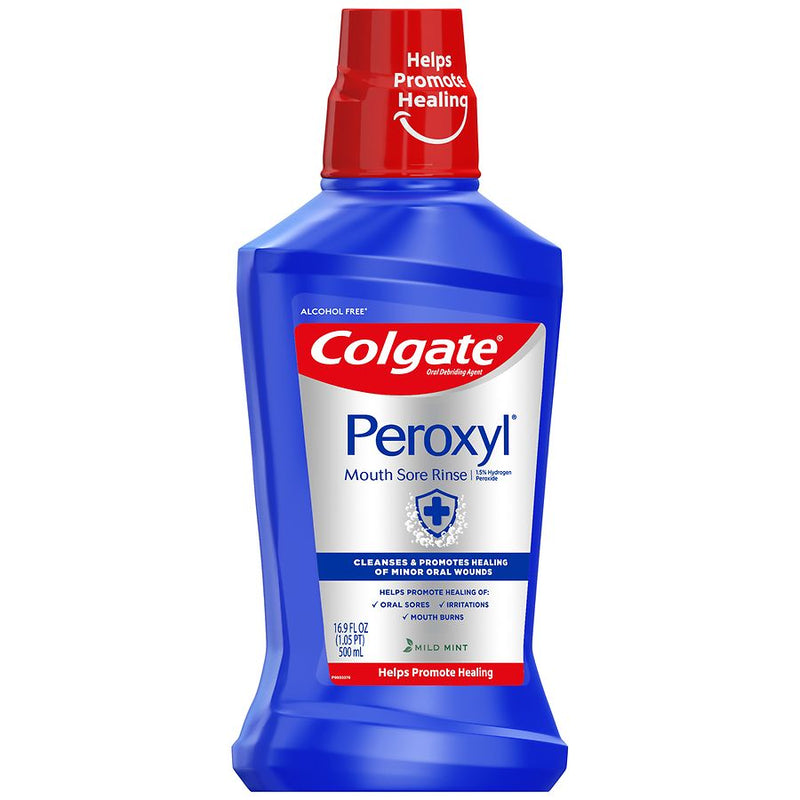 Colgate Peroxyl Mouth Sore Rinse 16.9 Oz