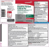 Leader Daytime Severe Cold and Flu Relief Liquid, Maximum Strength, 8 fl oz