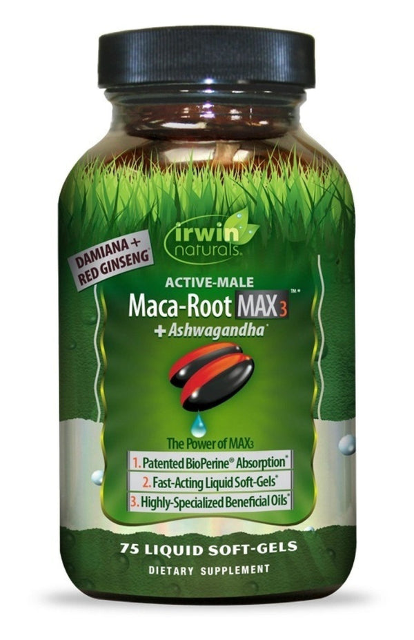 Irwin Maca Root Max Liquid Softgels 75CT