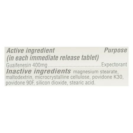 Rugby Chest Congestion Relief Guaifenesin 400 mg 60 Tablets