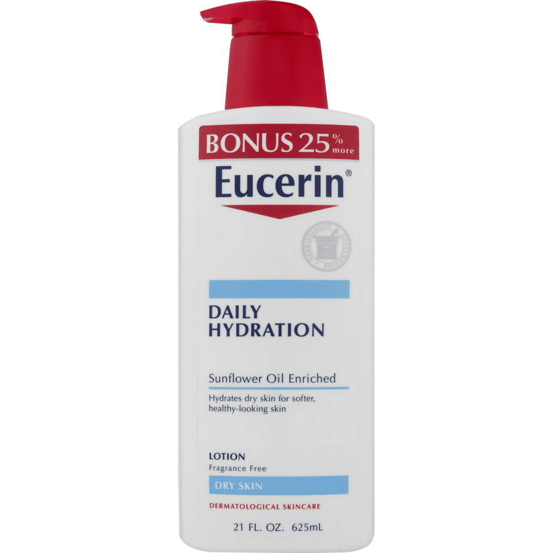 Eucerin Daily Hydration Fragrance Free Dry Skin 16.9oz