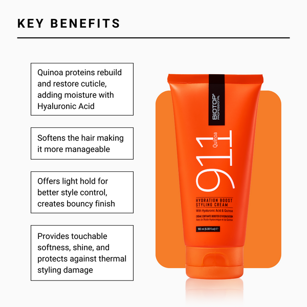 Biotop 911 Quinoa Hydration Boost Styling Cream
