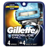Gillette Fusion ProShield Chill Razor Blade Refills, 4 Count