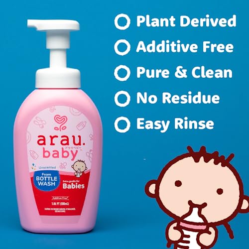 Arau Baby Foam Bottle Wash, 17 fl oz