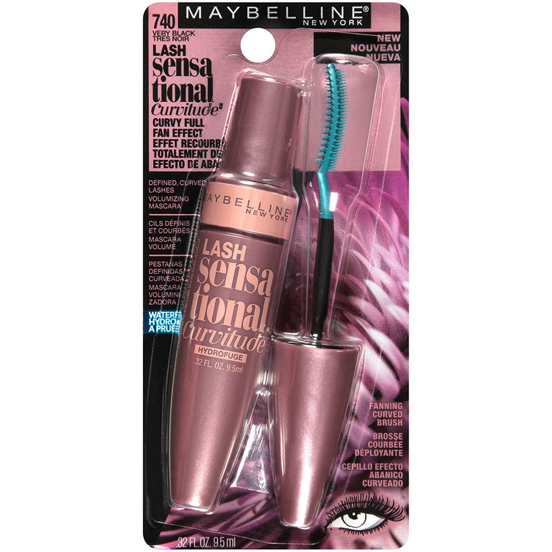Maybelline Lash Sensational Curvitude Waterproof Mascara 740 Very Black