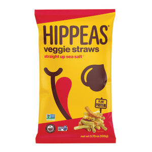 Hippeas Chickpea Veggie Straws Sea Salt 3.75Oz