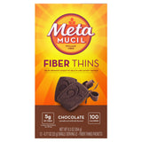 Metamucil Psyllium Fiber Thins, Chocolate, 12 Servings