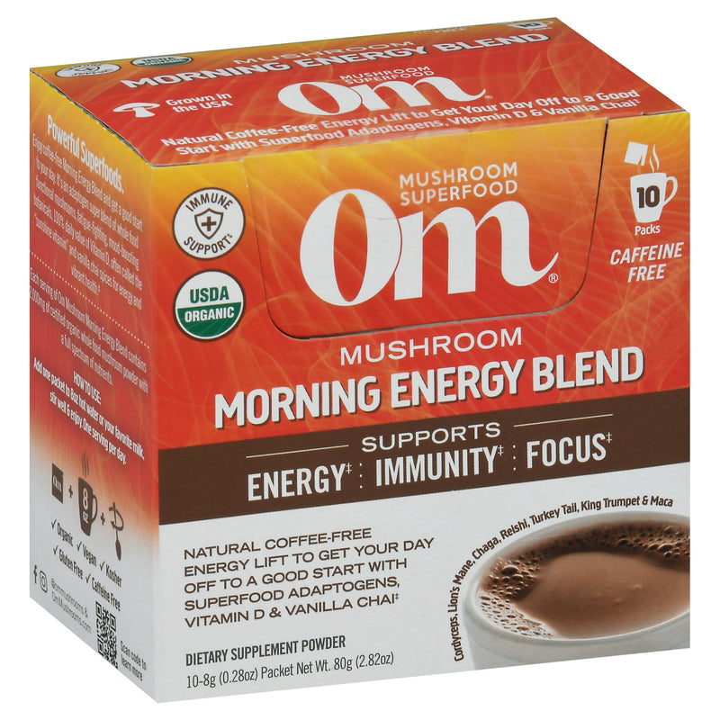Om Mushroom Morning Energy Blend Packs 10ct