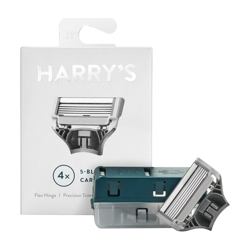 Harry's Razor Blade Cartridge Refills for Men 4 Cartridges