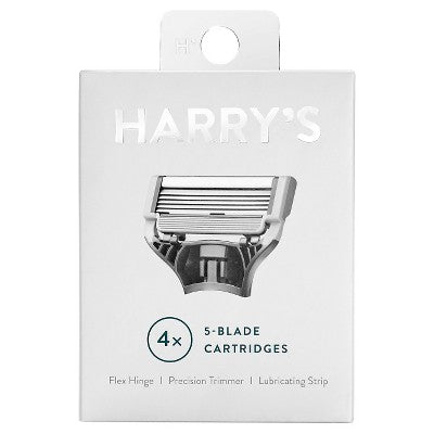 Harry's Razor Blade Cartridge Refills for Men 4 Cartridges