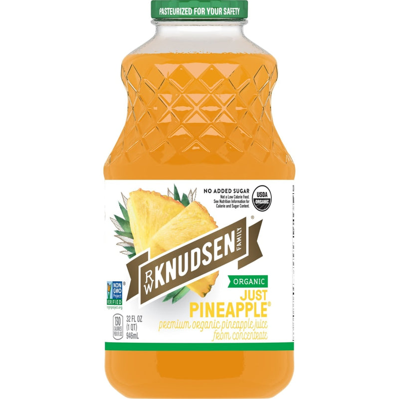 R.W. Knudsen Family Organic Non GMO Pineapple 32 Fl Oz