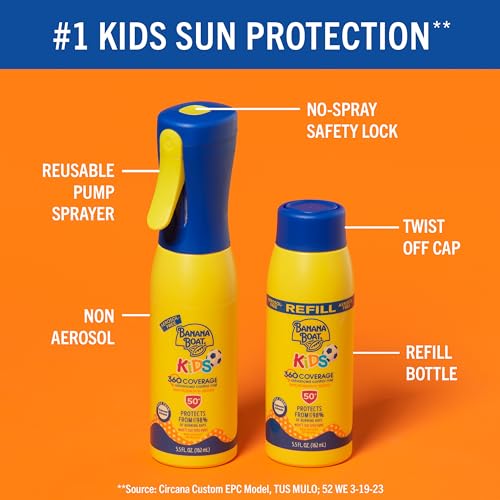Banana Boat Kids 360 Coverage Sunscreen Mist, SPF 50+ 5.5oz