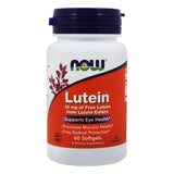 NOW Foods Lutein 10 mg, 60 Softgels