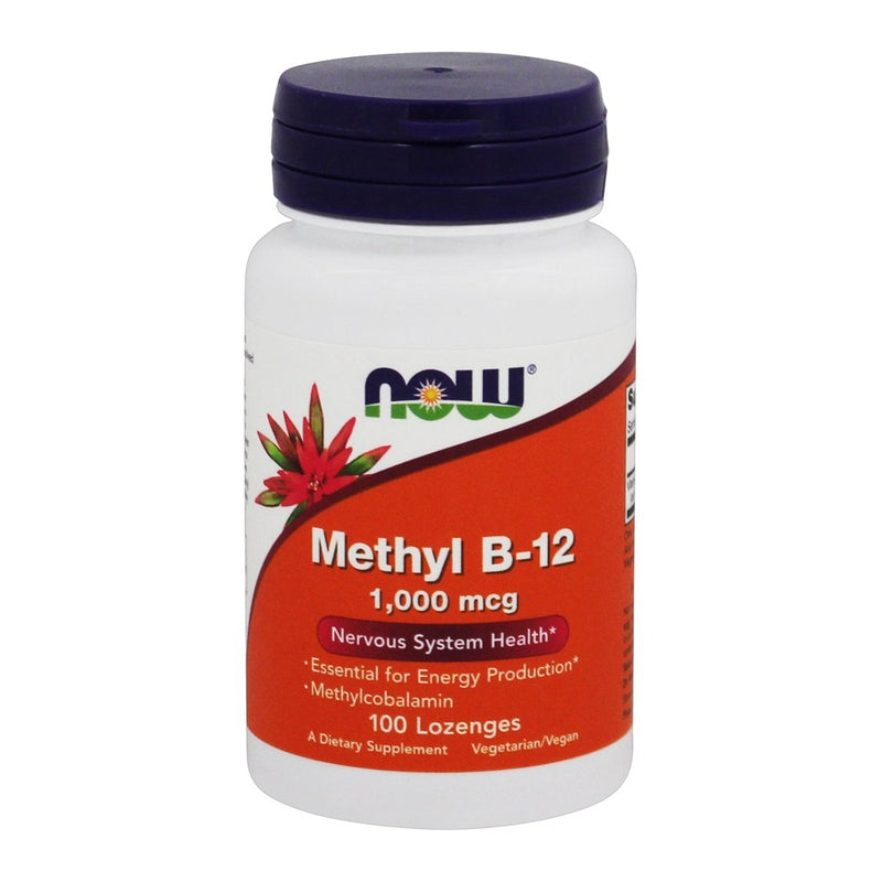 NOW Foods Methyl B-12 1000 mcg Lozenges, 100 Count