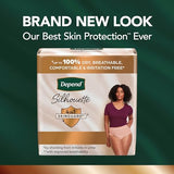 Depend Silhouette Incontinence Underwear for Women, Small, 16 ct