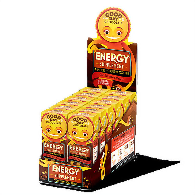 Good Day Chocolate, Dark Dietary Supplement with Energy Twelve, 0.99 Oz