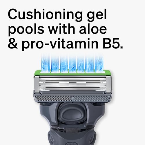 Schick Hydro Sensitive 5-Blade Razor + 3 Razor Blade Refills