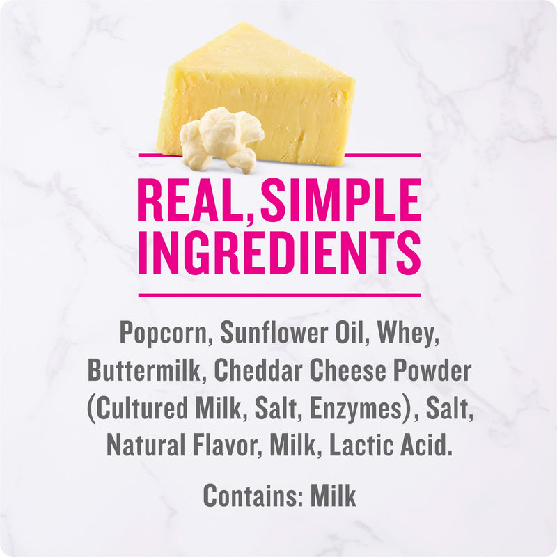 Angies Boom Chicka Pop White Cheddar Popcorn 4.5oz