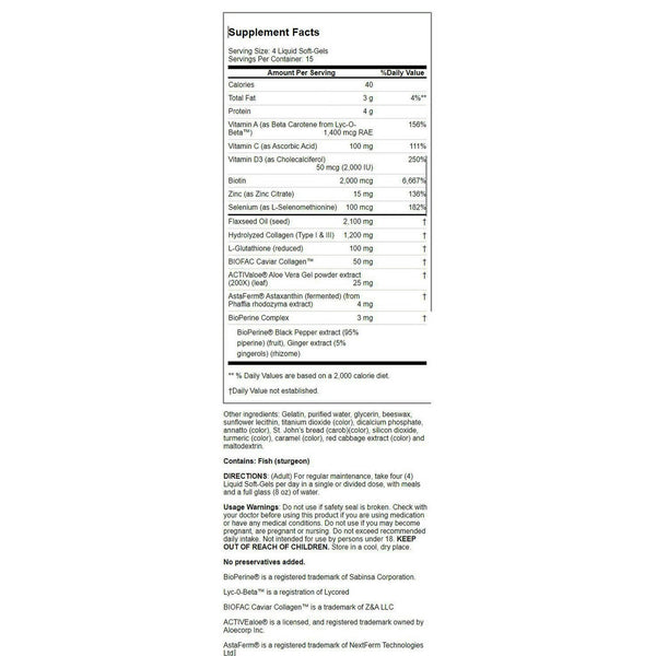 Irwin Naturals Collagen Peptides & Astaxanthin Softgels 60ct
