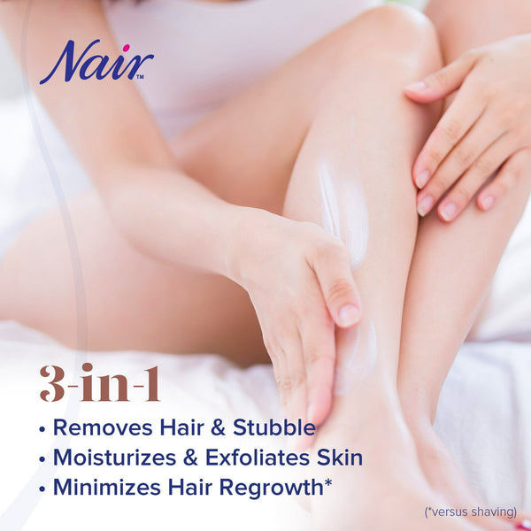 Nair Leg Mask Hair Remover Exfoliate Smooth 8oz