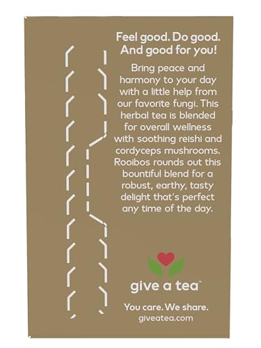 Now Foods, Rooibos Reishi Mushroom Tea, Caffeine Free, 24 Tea Bags, 1.7 Oz (48 G)