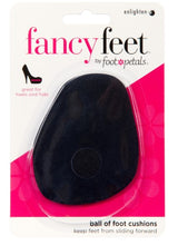 Foot Petals Fancy Feet Ball Of Foot Cushions Black 1 Pair