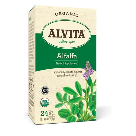 Alvita Organic Herbal Tea Alfalfa 24ct