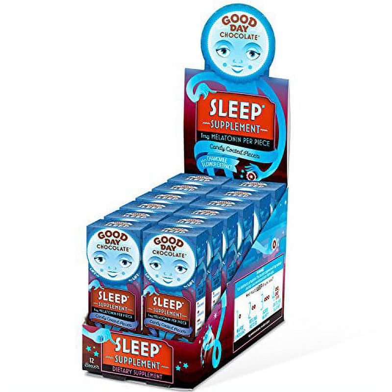 Good Day Chocolate, Milk Chocolate Dietary Sleep Supplement, 0.99 oz