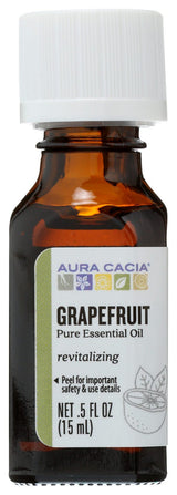 Aura Cacia Grapefruit Essential Oil, 0.5 fl oz