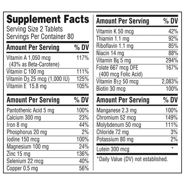 Centrum Minis Women 50+ Plus Tablets 160ct