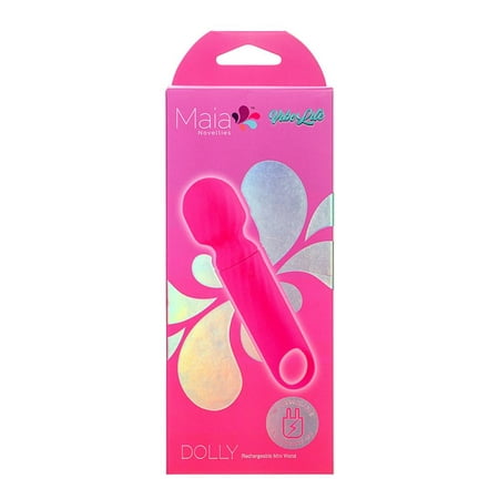 Maia Vibelite Dolly Rechargeable Silicone Mini Wand-Pink