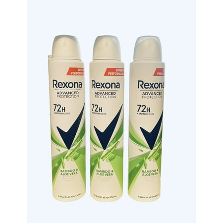 Rexona Advance Protection Bamboo & Aloe Vera Deodorant Spray 72hr