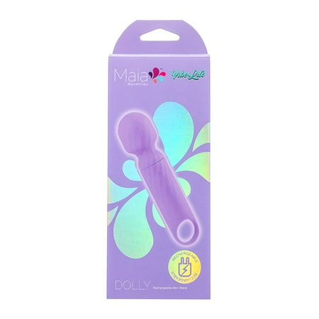 Maia Vibelite Dolly Rechargeable Silicone Mini Wand-Purple