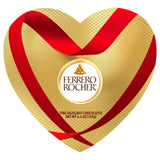 Ferrero Rocher Fine Hazelnut Milk Chocolate Heart Gift Box, 10 Piece, 4.4 oz