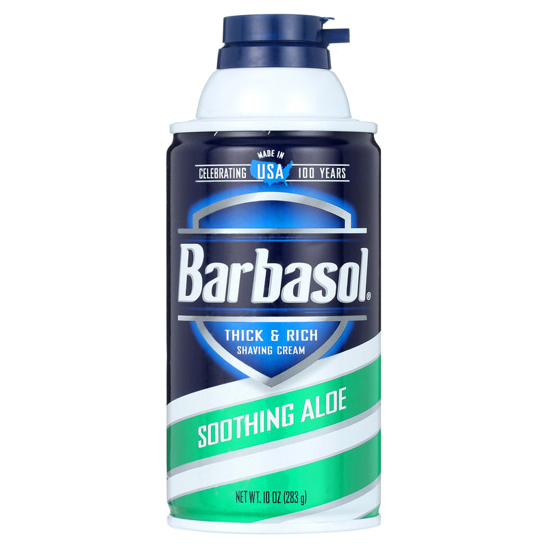 Barbasol Soothing Aloe Shaving Cream, 10 oz