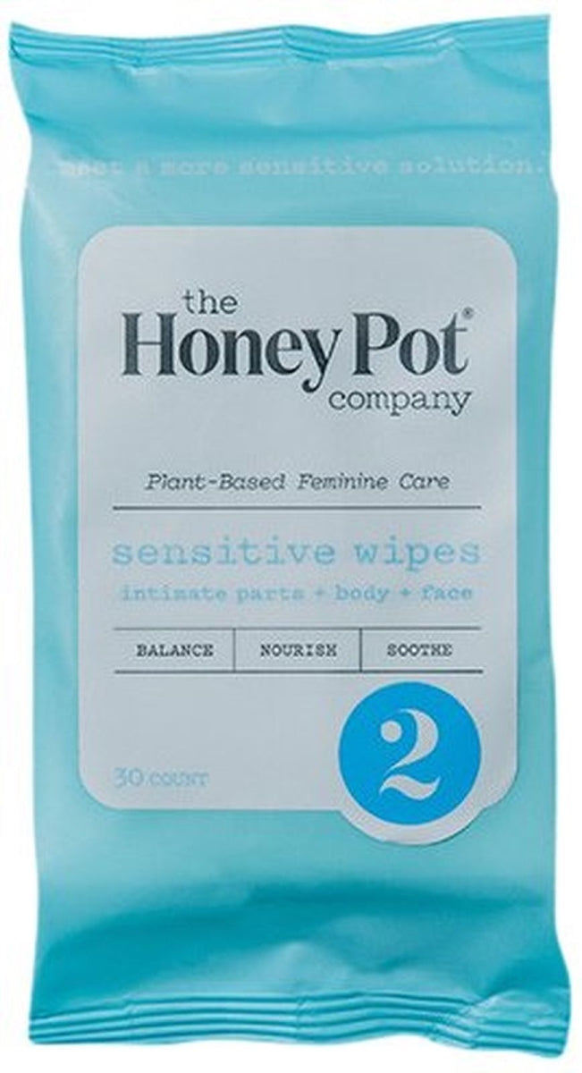 The Honey Pot Daily Feminine Cleansing Wipes 30 ct
