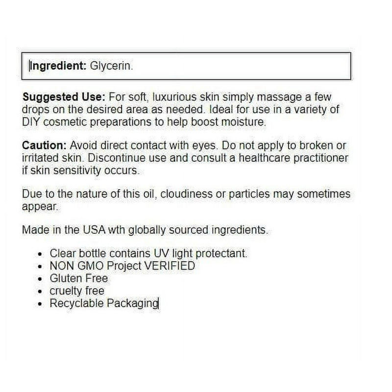 Now Vegebale Glycerine 4oz