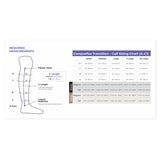 Sigvaris Compreflex Lite Below Knee with Socks Med/Tall Wrap Beige