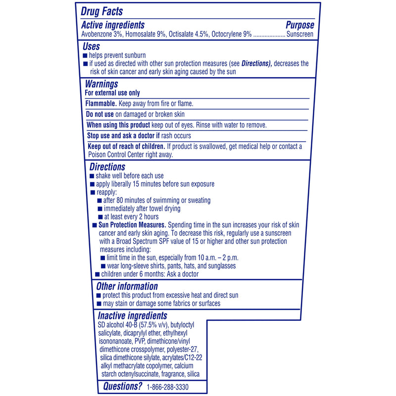 Coppertone Sport Clear Sunscreen SPF 50 5oz