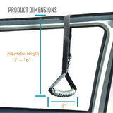 Stander Car Caddie With Rubber Hand.7"-16"