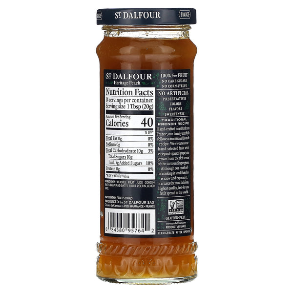 St. Dalfour Heritage Peach Spread 10oz
